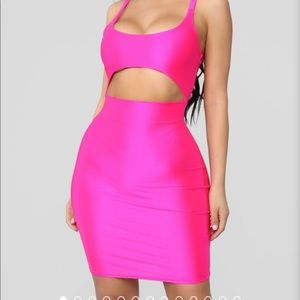 Cut to the chase mini dress